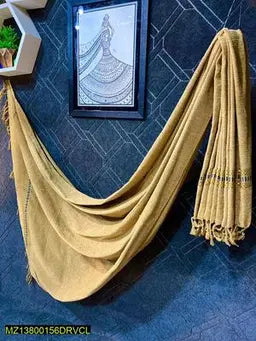1 Pc Men's Velvet Plain Shawl